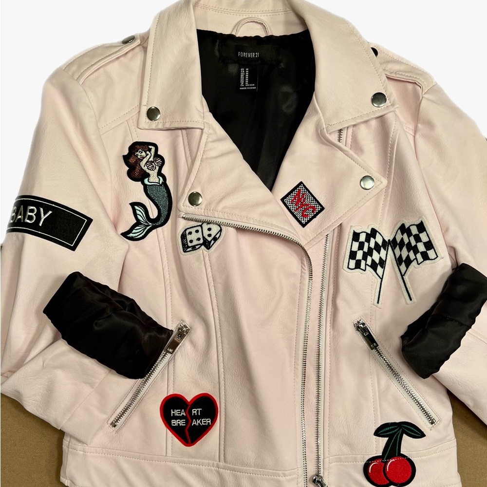 Faux Leather Jacket new w/o tags